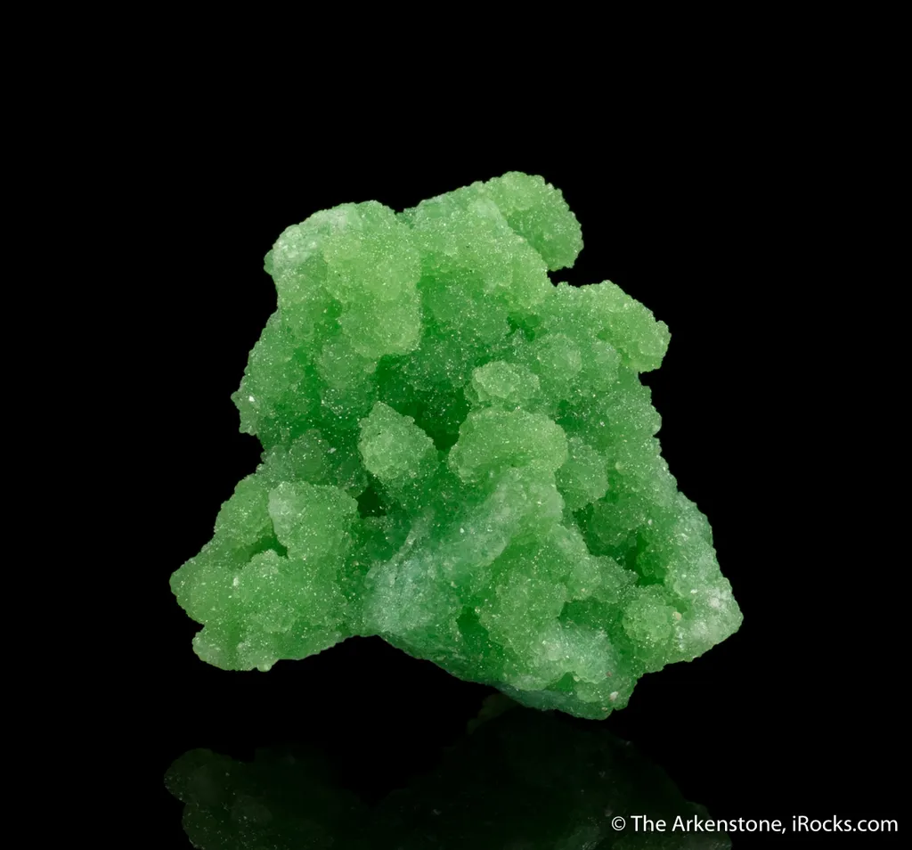 Smithsonite var. Cuprian Smithsonite - image 2