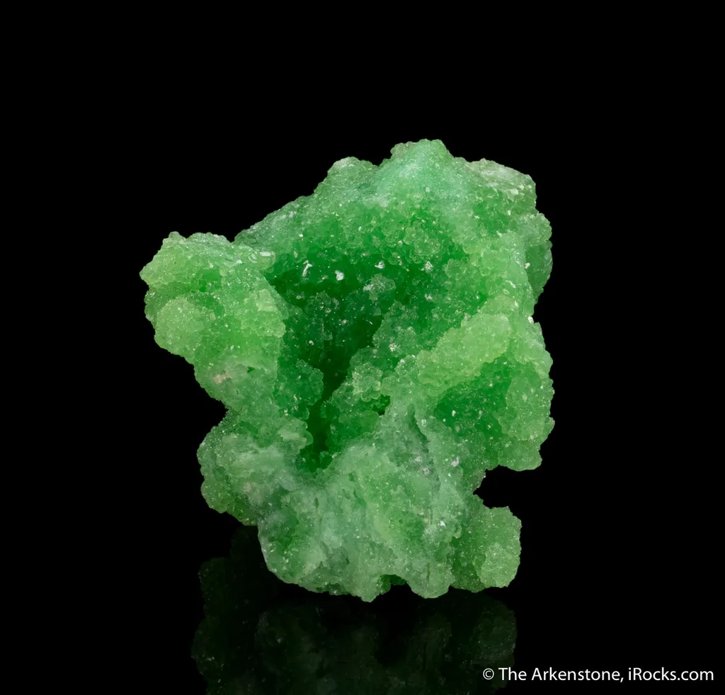 Smithsonite var. Cuprian Smithsonite - image 3