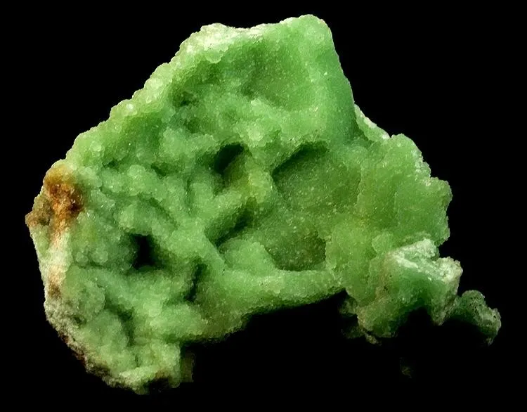 Smithsonite (Var: Cuprian Smithsonite) image