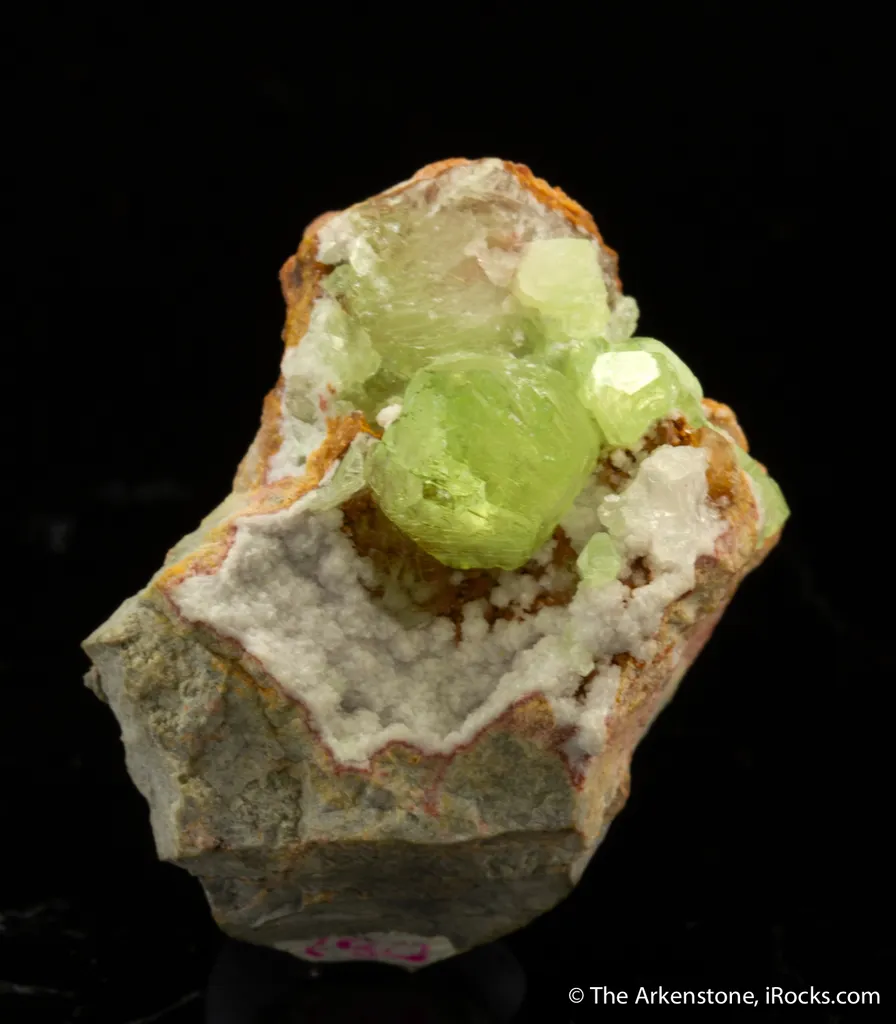Smithsonite var. Cuprian Smithsonite image