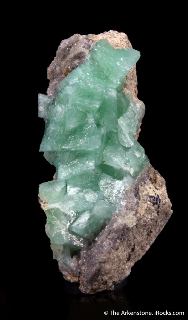 Smithsonite var. Cuprian Smithsonite - image 2