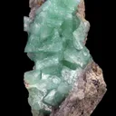 Smithsonite var. Cuprian Smithsonite - image 2