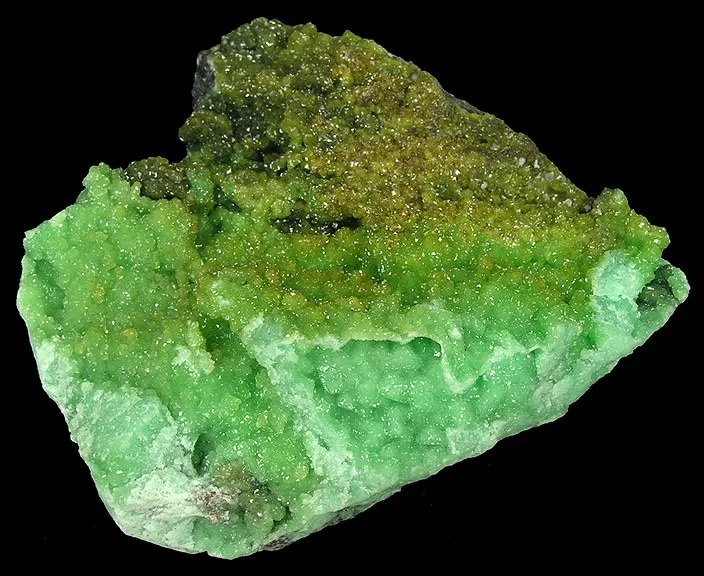 Smithsonite (Var: Cuprian Smithsonite) image