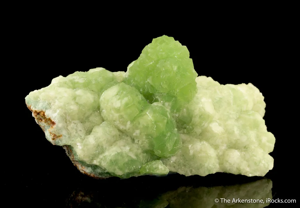 Smithsonite var. Cuprian Smithsonite - image 3