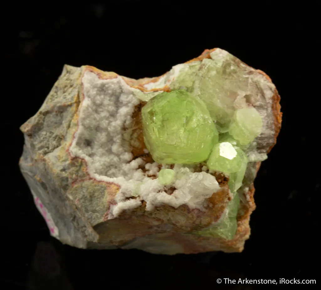 Smithsonite var. Cuprian Smithsonite - image 2