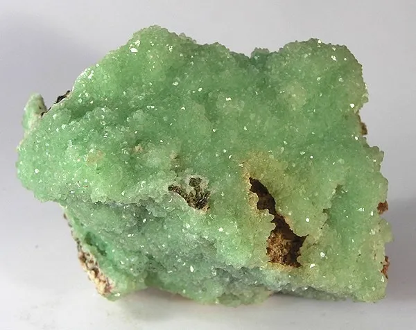 Smithsonite (Var: Cuprian Smithsonite) image