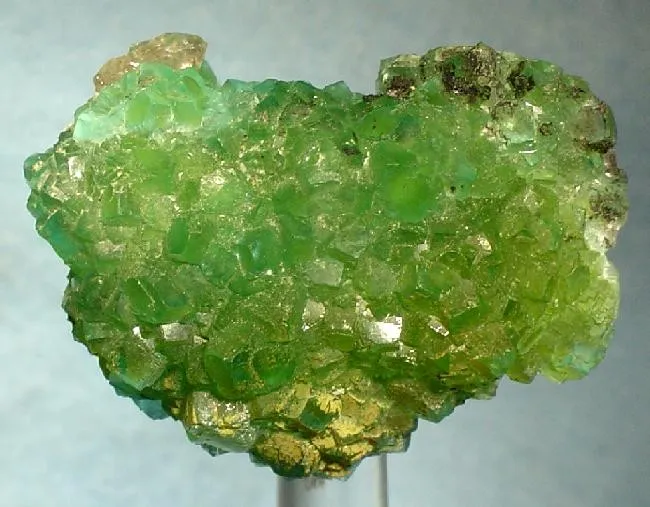 Smithsonite (Var: Cuprian Smithsonite) image