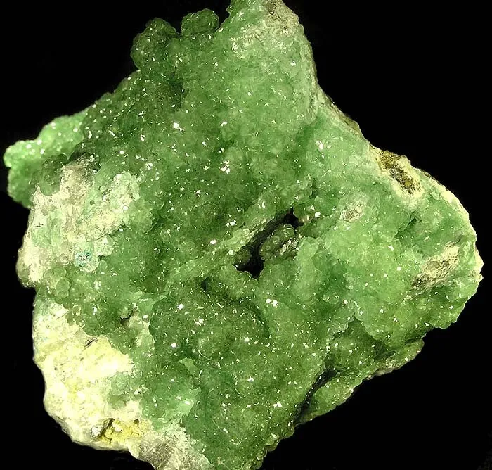 Smithsonite (Var: Cuprian Smithsonite) image