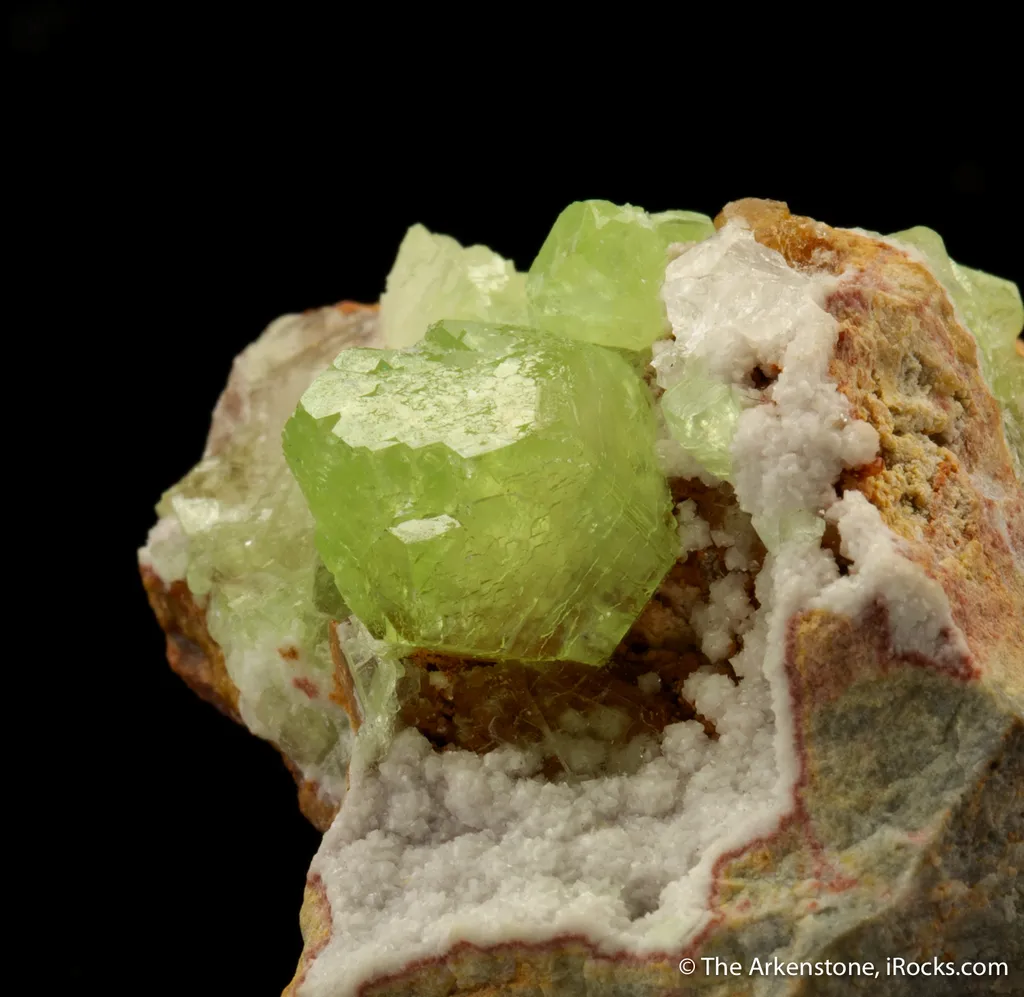 Smithsonite var. Cuprian Smithsonite - image 4