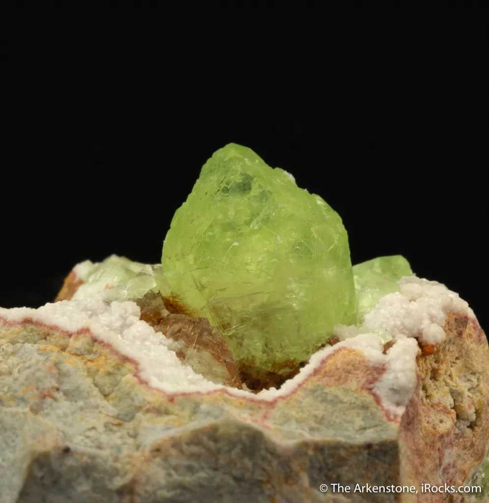 Smithsonite var. Cuprian Smithsonite - image 3