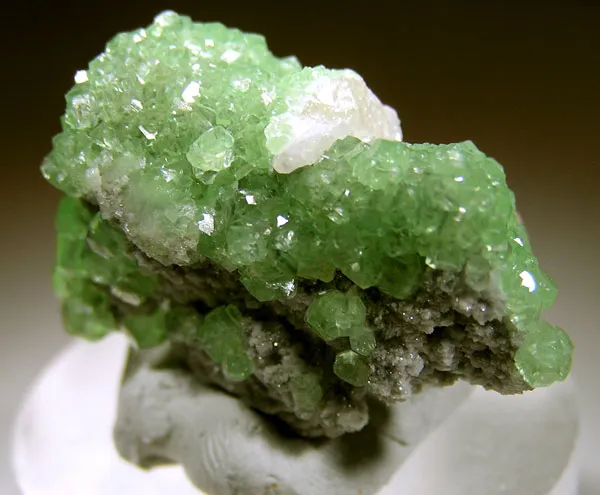 Smithsonite (Var: Cuprian Smithsonite) image