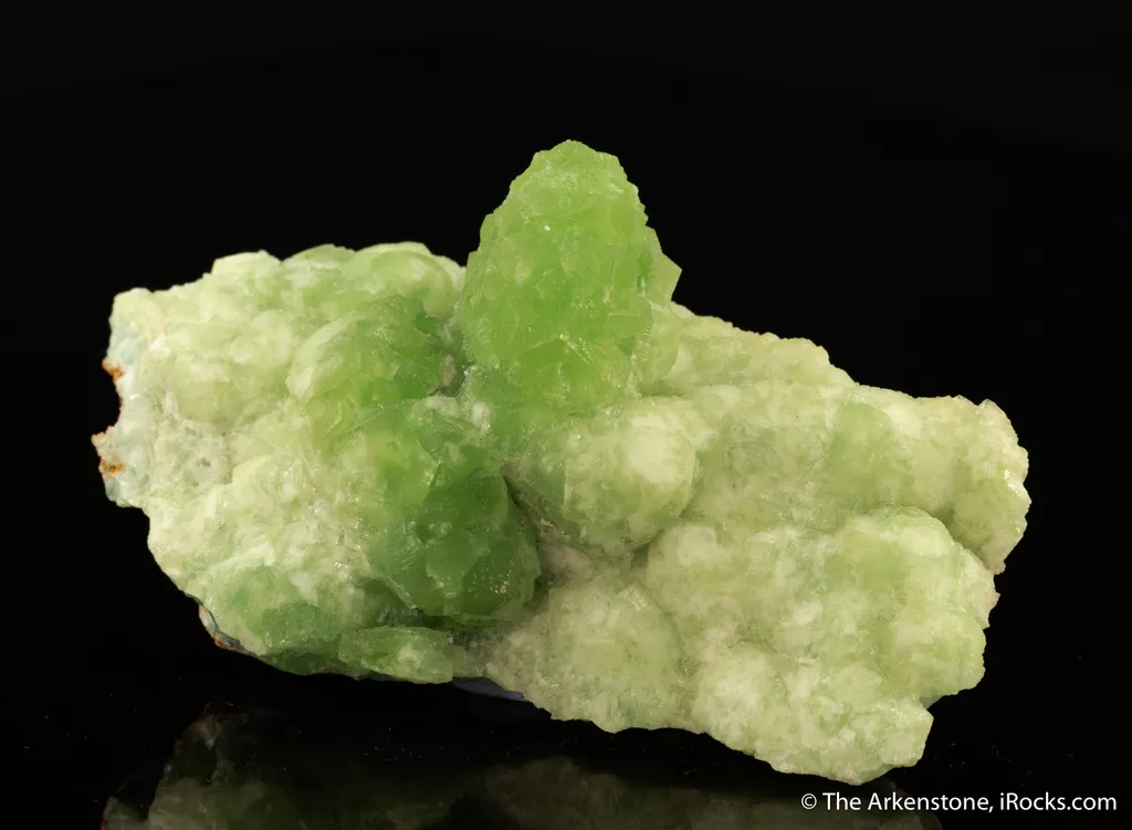Smithsonite var. Cuprian Smithsonite - image 2