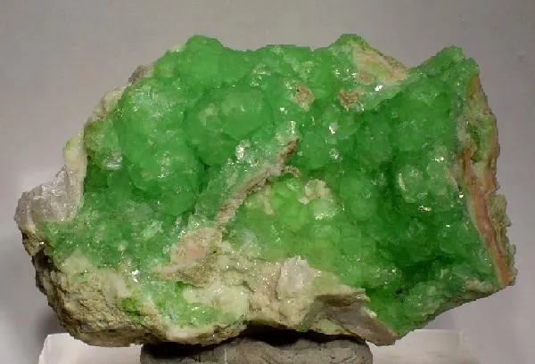 Smithsonite (Var: Cuprian Smithsonite) image