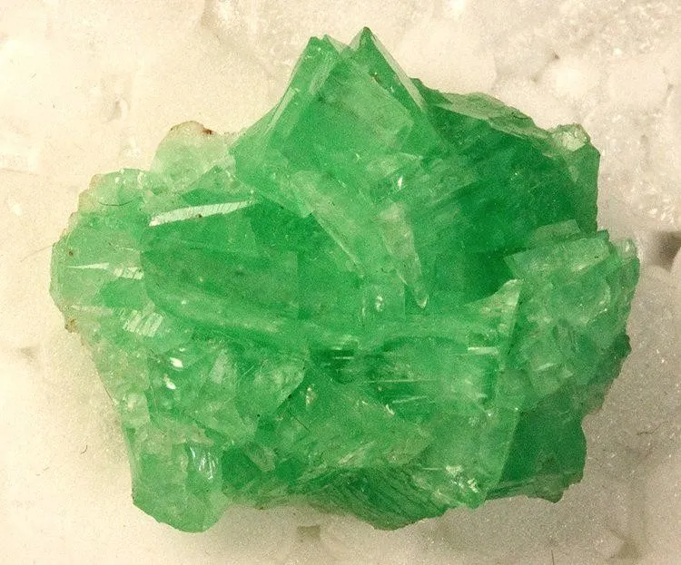 Smithsonite (Var: Cuprian Smithsonite) image