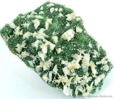 Smithsonite Var. Cuprosmithsonite With Cerussite image