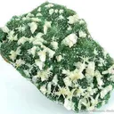 Smithsonite Var. Cuprosmithsonite With Cerussite - image 1