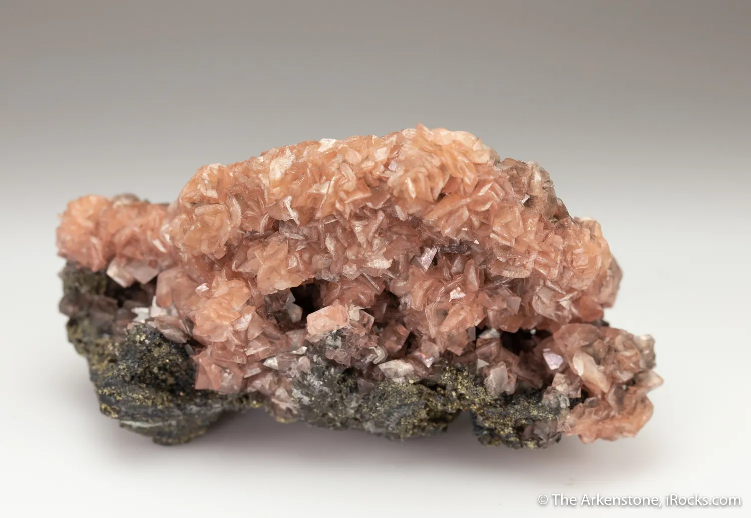 Smithsonite var. Manganoan Smithsonite with Pyrite - image 5