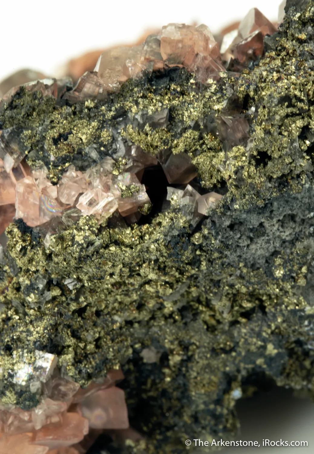 Smithsonite var. Manganoan Smithsonite with Pyrite - image 7