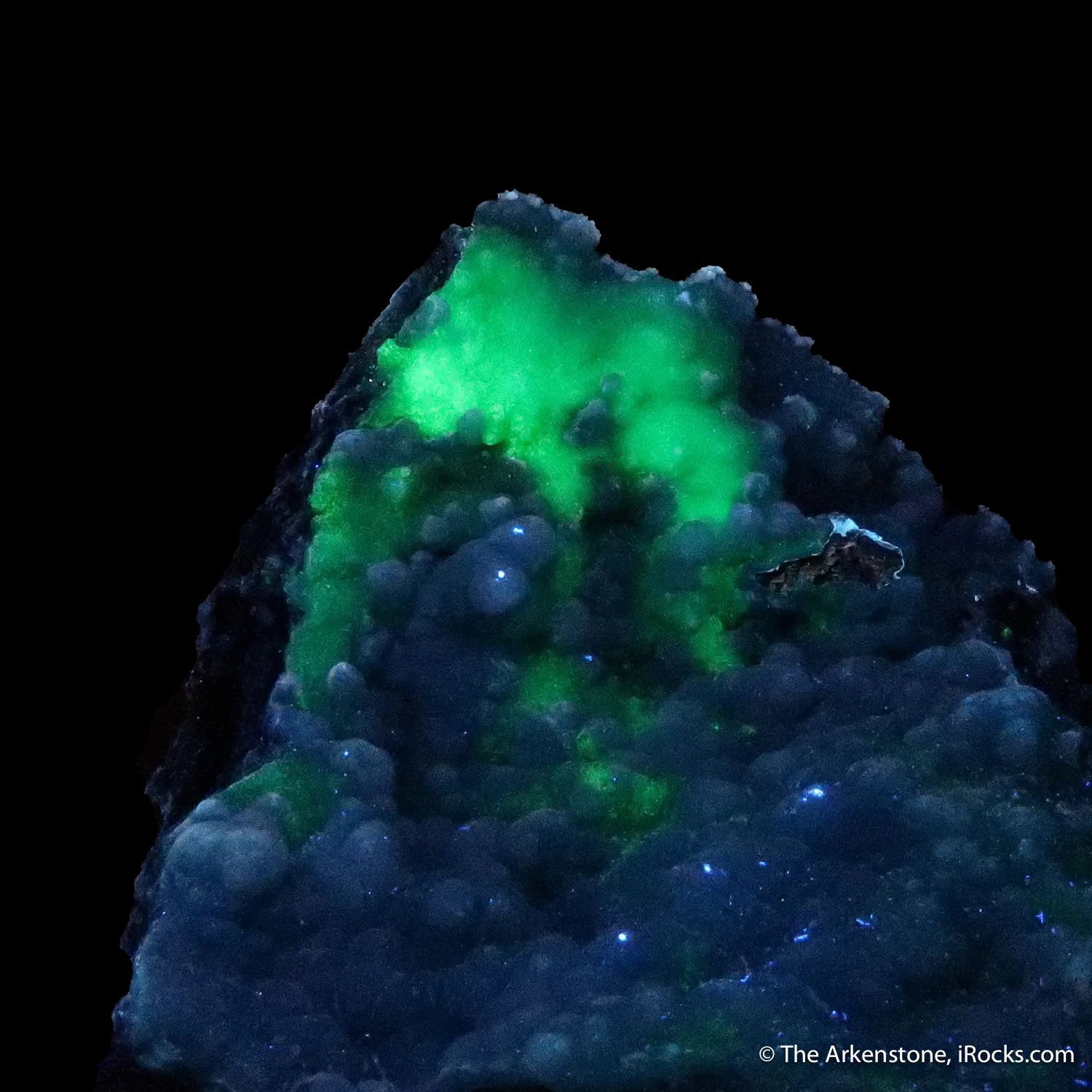 Smithsonite with Adamite var. Cuprian-REE - image 5