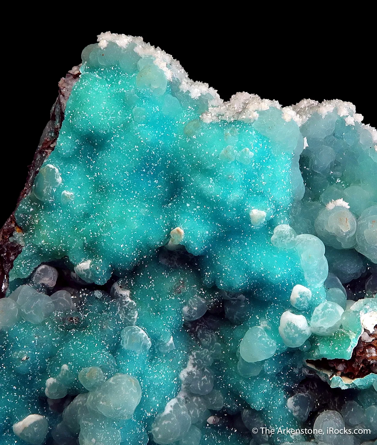Smithsonite with Adamite var. Cuprian-REE - image 3