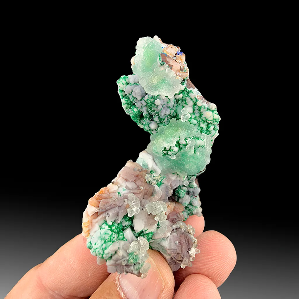 Smithsonite with Brochantite - image 1