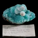 Smithsonite With Calcite (And Original Watercolor Painting By John Sinkankas) - image 3