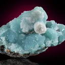Smithsonite With Calcite (And Original Watercolor Painting By John Sinkankas) - image 2