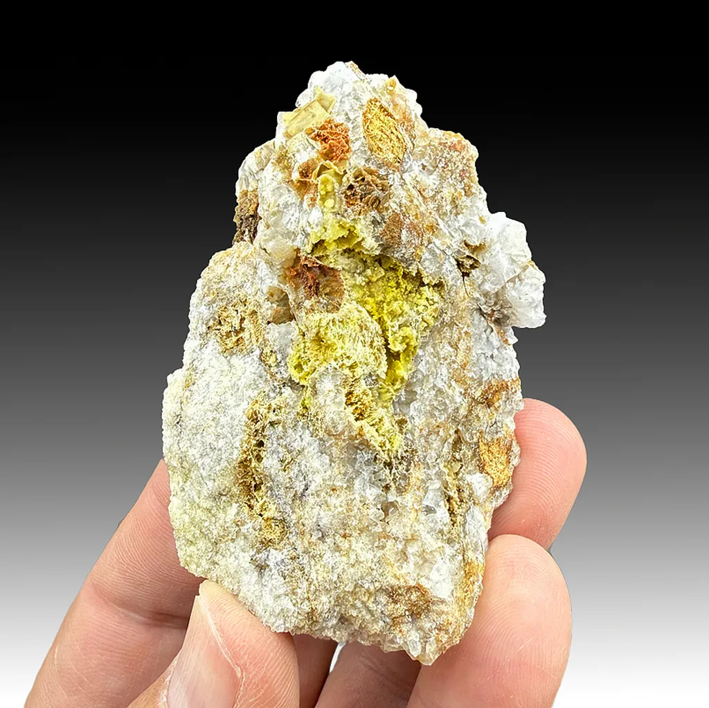 Smithsonite with Cinnabar image