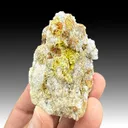 Smithsonite with Cinnabar - image 1