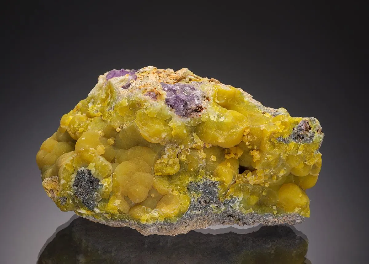 Smithsonite with Fluorite - image 1