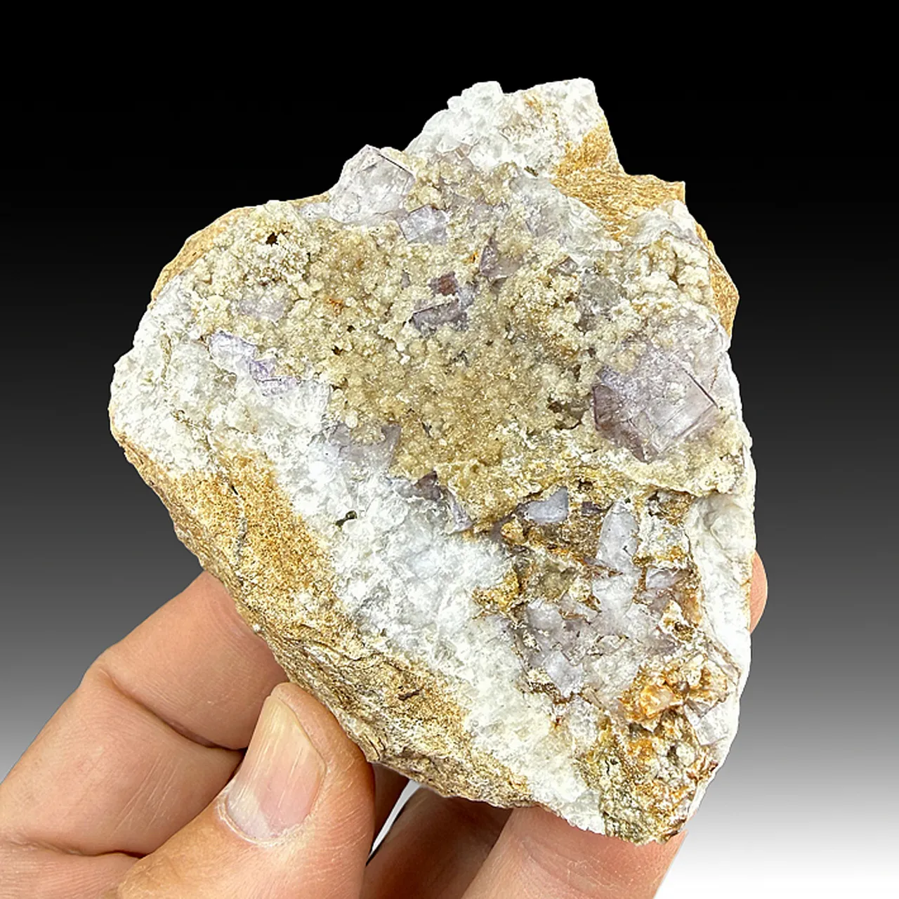 Smithsonite with Fluorite - image 1