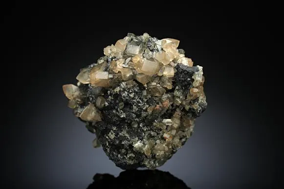 Smithsonite with Greenockite image