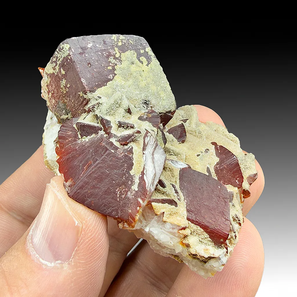 Smithsonite with Hematite, Willemite (1005) image