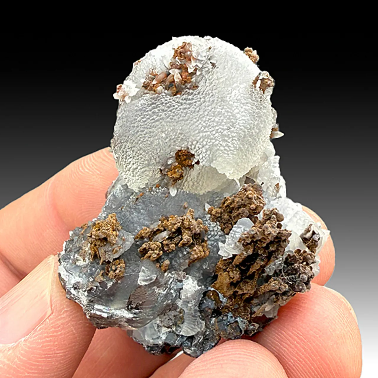Smithsonite with Jianshuiite, Magnesite (1013) - image 1