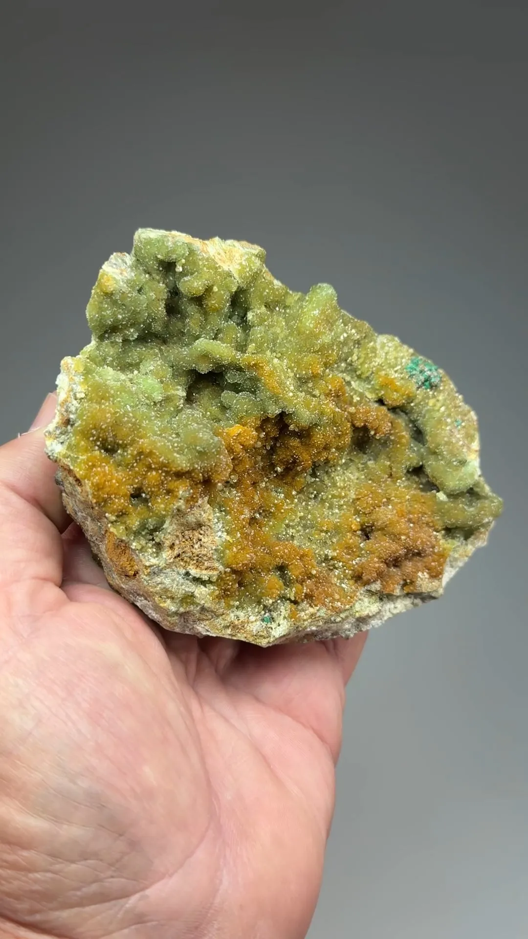 Smithsonite with Malachite - image 2