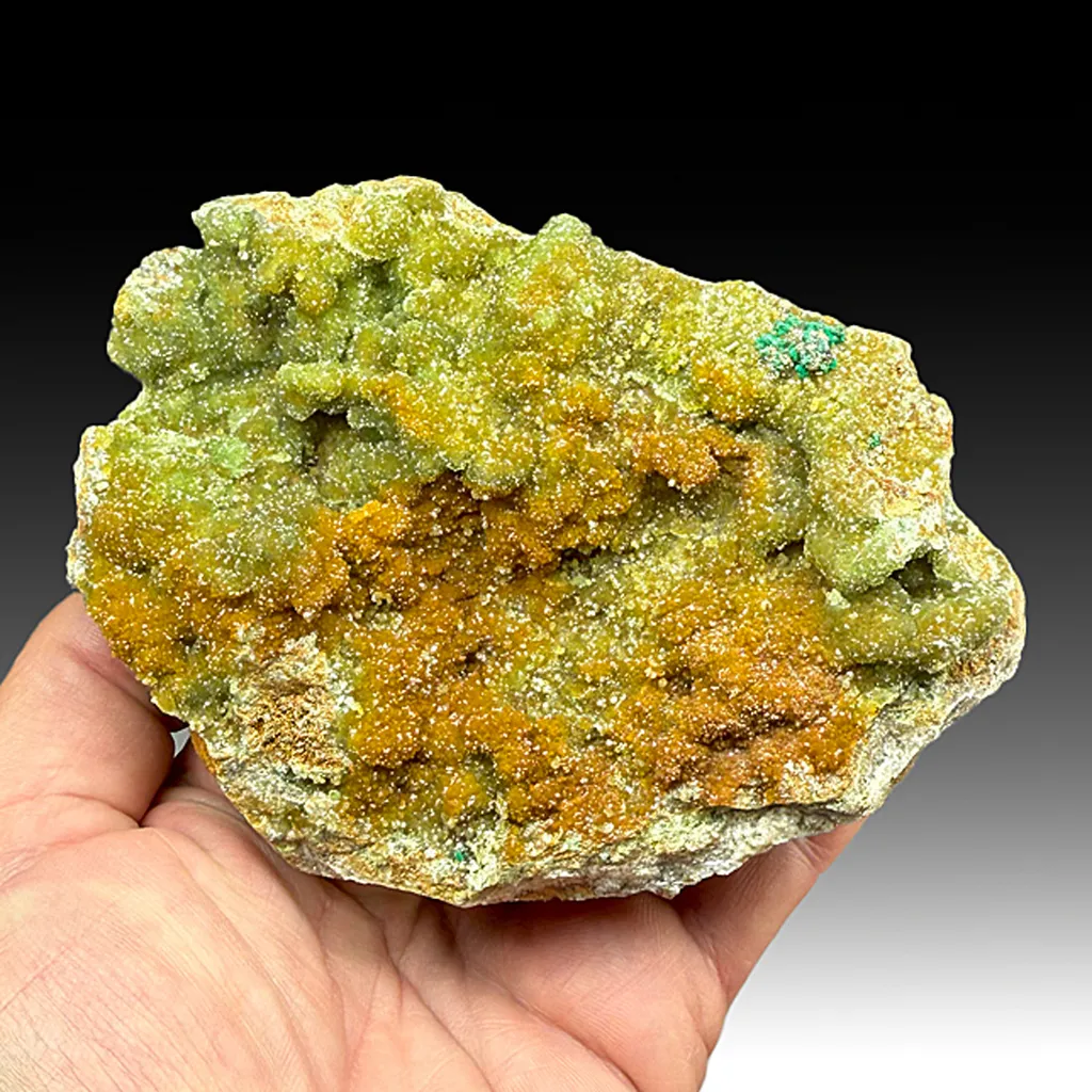 Smithsonite with Malachite image