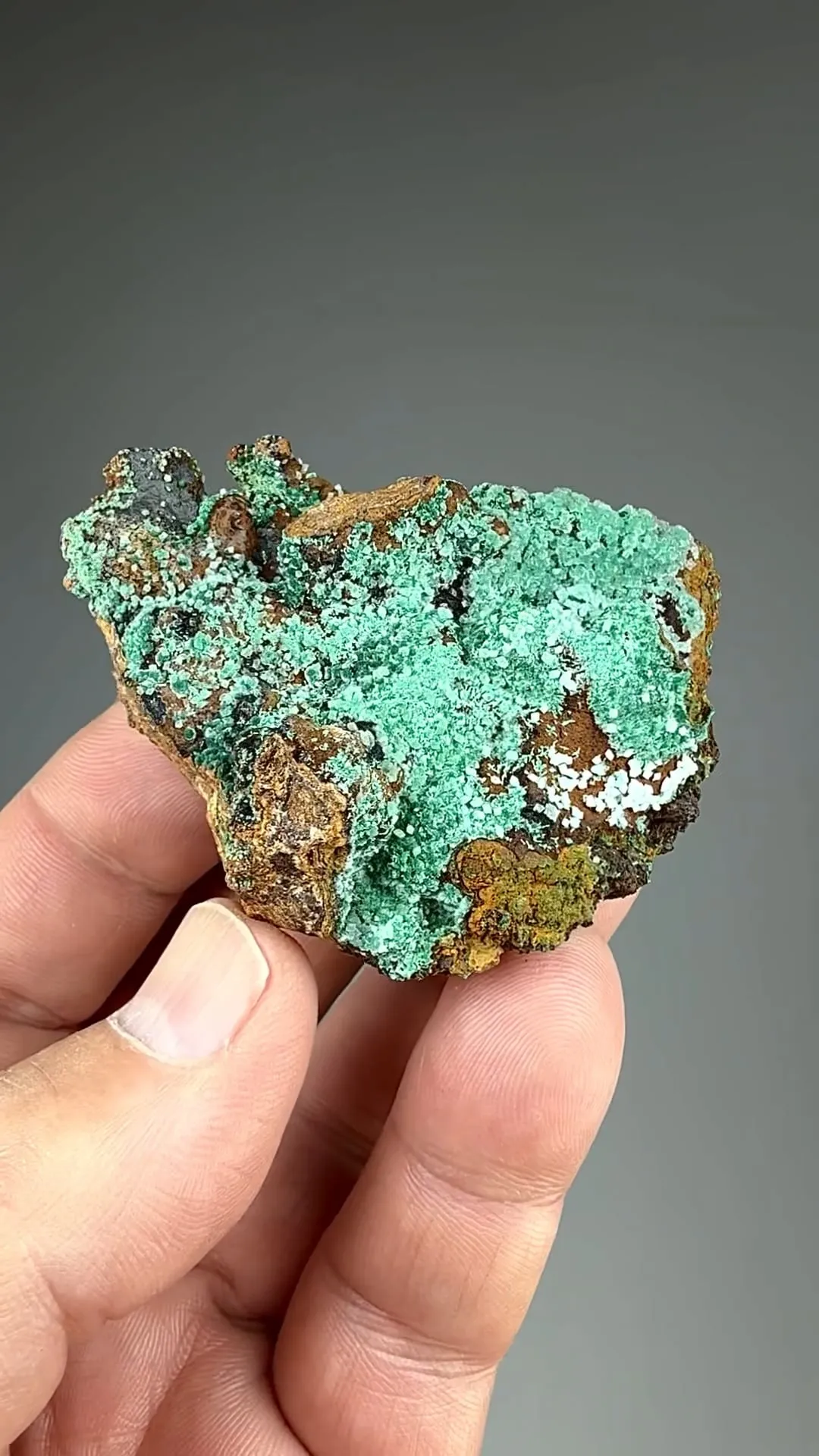 Smithsonite with Malachite - image 2