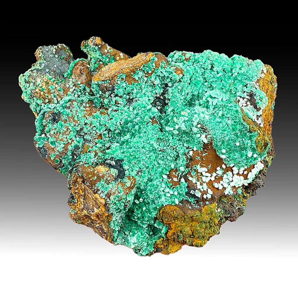 Smithsonite with Malachite image