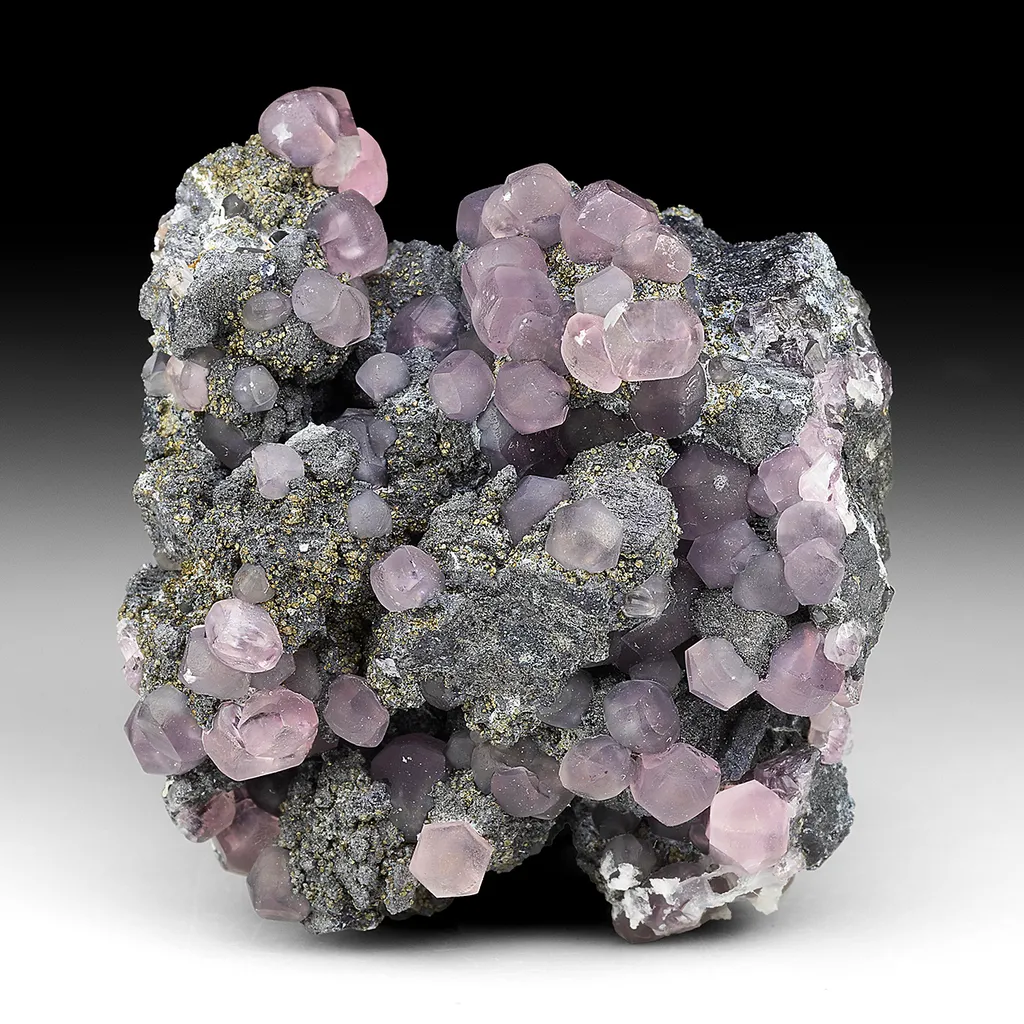 Smithsonite with Pyrite, Tennantite, Galena image