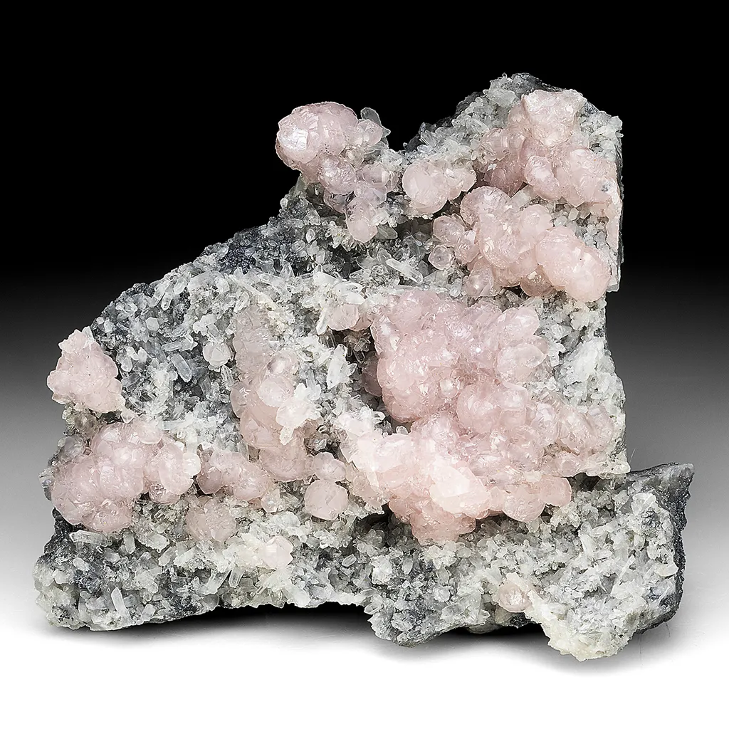 Smithsonite with Quartz, Dolomite, Tennantite, Galena image