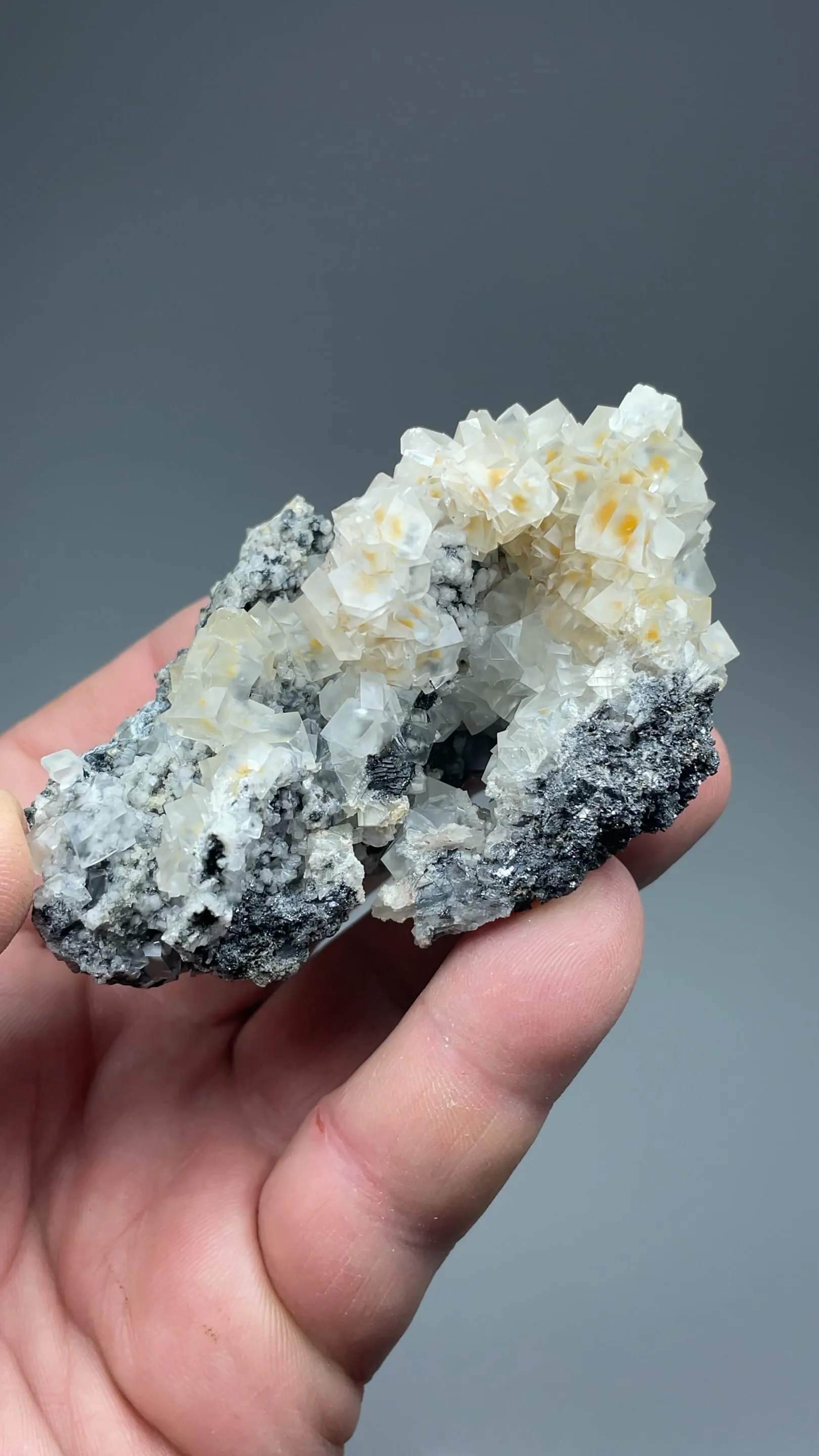 Smithsonite with Sphalerite, Galena, Tennantite, Quartz - image 2