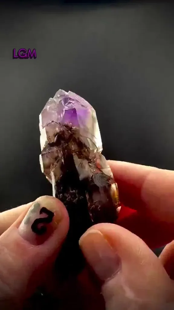 Smoky Amethyst Scepter from The Little Gem Mine, Jefferson County, Montana - image 2