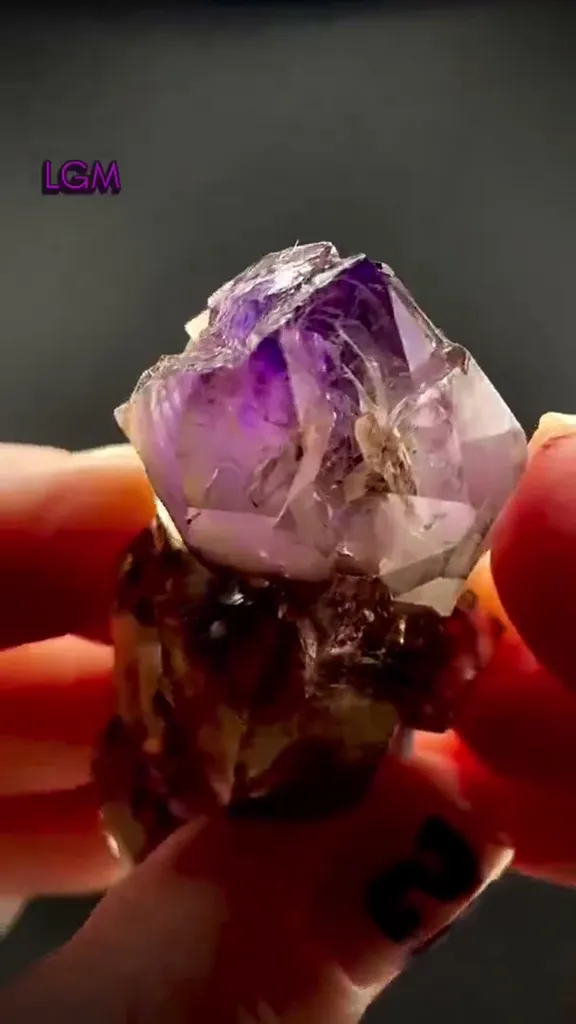 Smoky Amethyst Scepter from The Little Gem Mine, Jefferson County, Montana - image 3