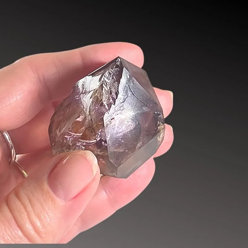 Smoky Amethyst Sceptre w/ Enhydro Sahatany Valley, Madagascar - image 7