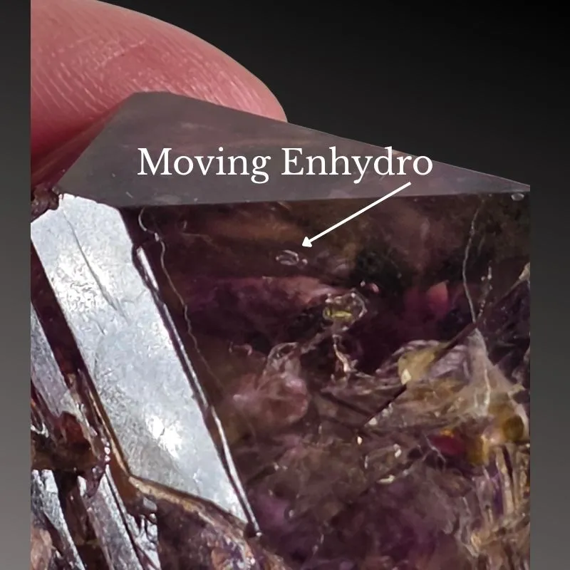 Smoky Amethyst Sceptre w/ Enhydro Sahatany Valley, Madagascar - image 8