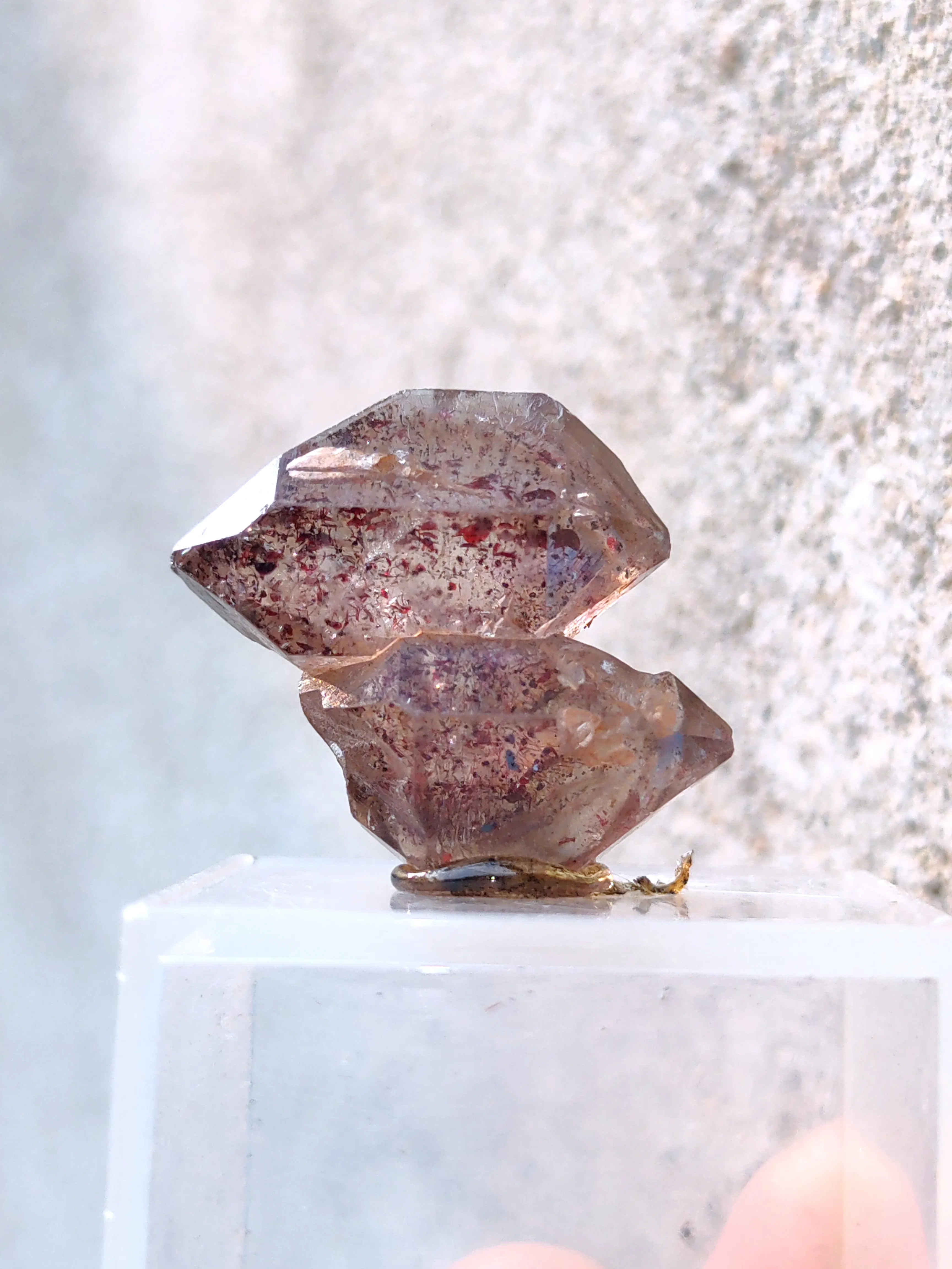 Smoky Crystal in Lepidocrocite - image 2