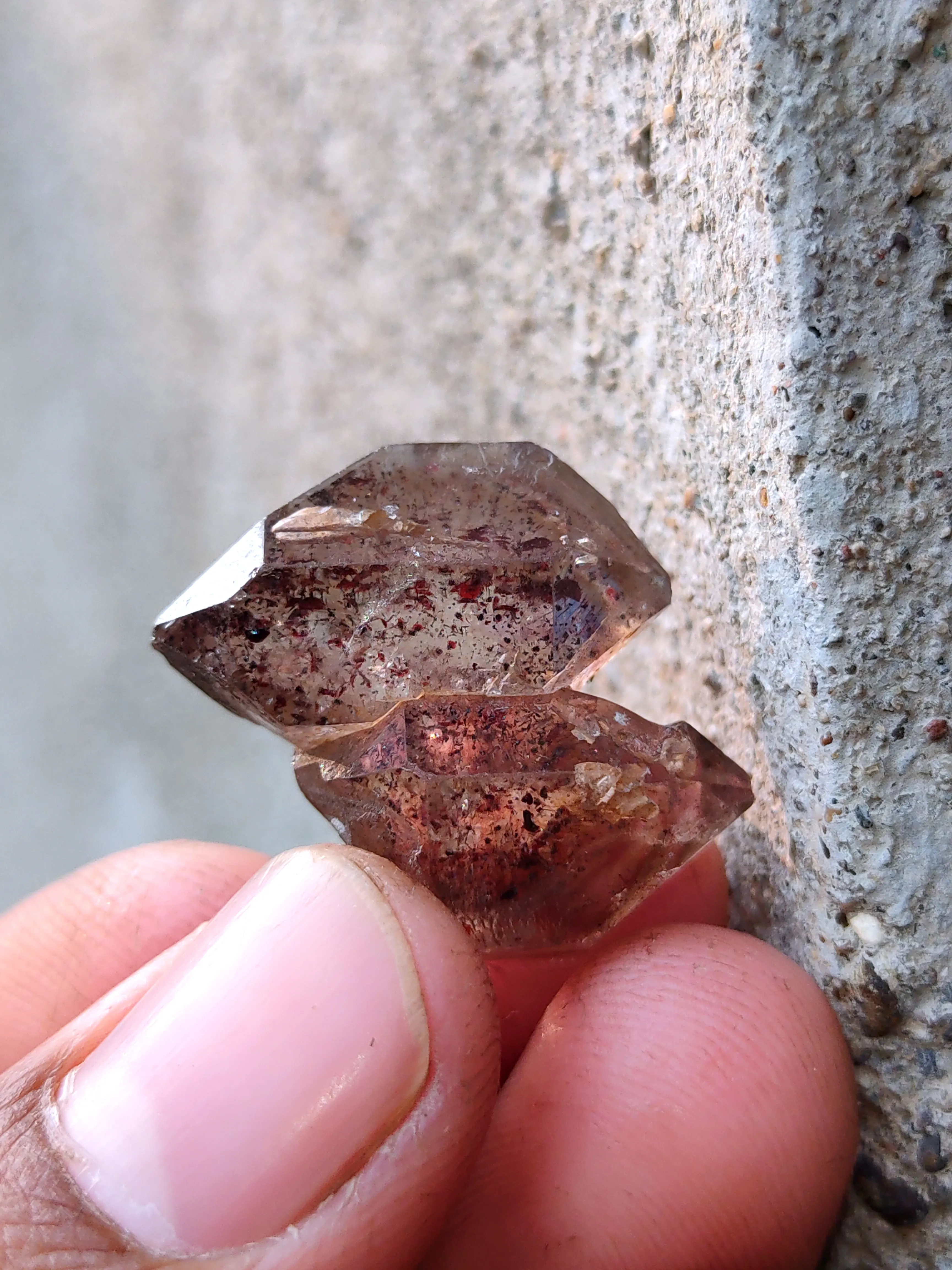 Smoky Crystal in Lepidocrocite - image 4