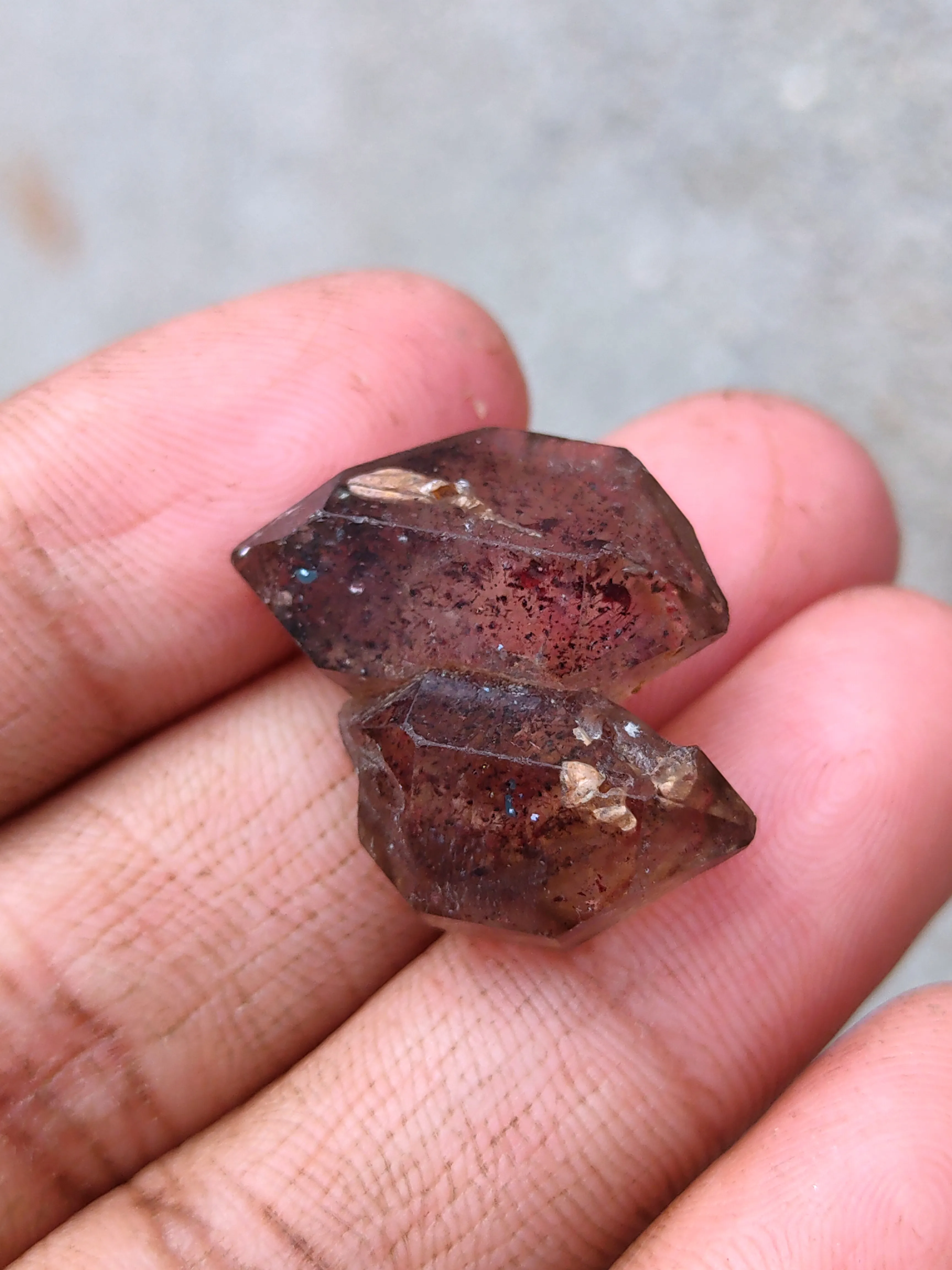 Smoky Crystal in Lepidocrocite - image 5