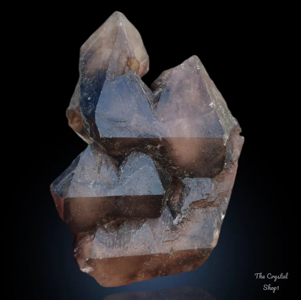 Smoky Elestial Quartz clustar image