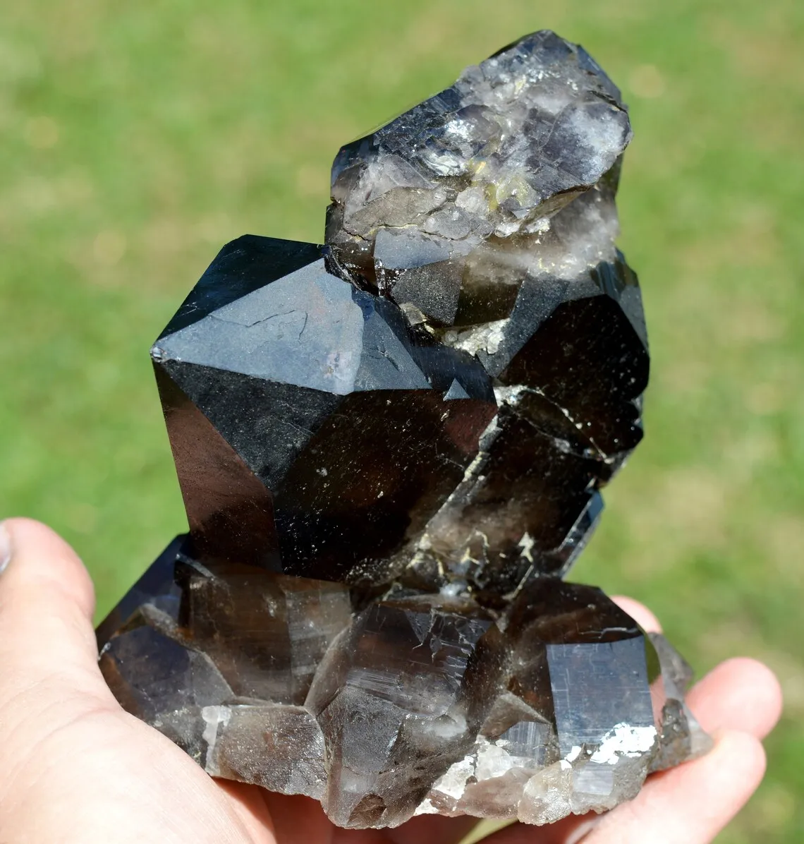 Smoky Quartz 1288 grams - Mont Blanc Massif, Auvergne-Rhône-Alpes, France - image 7
